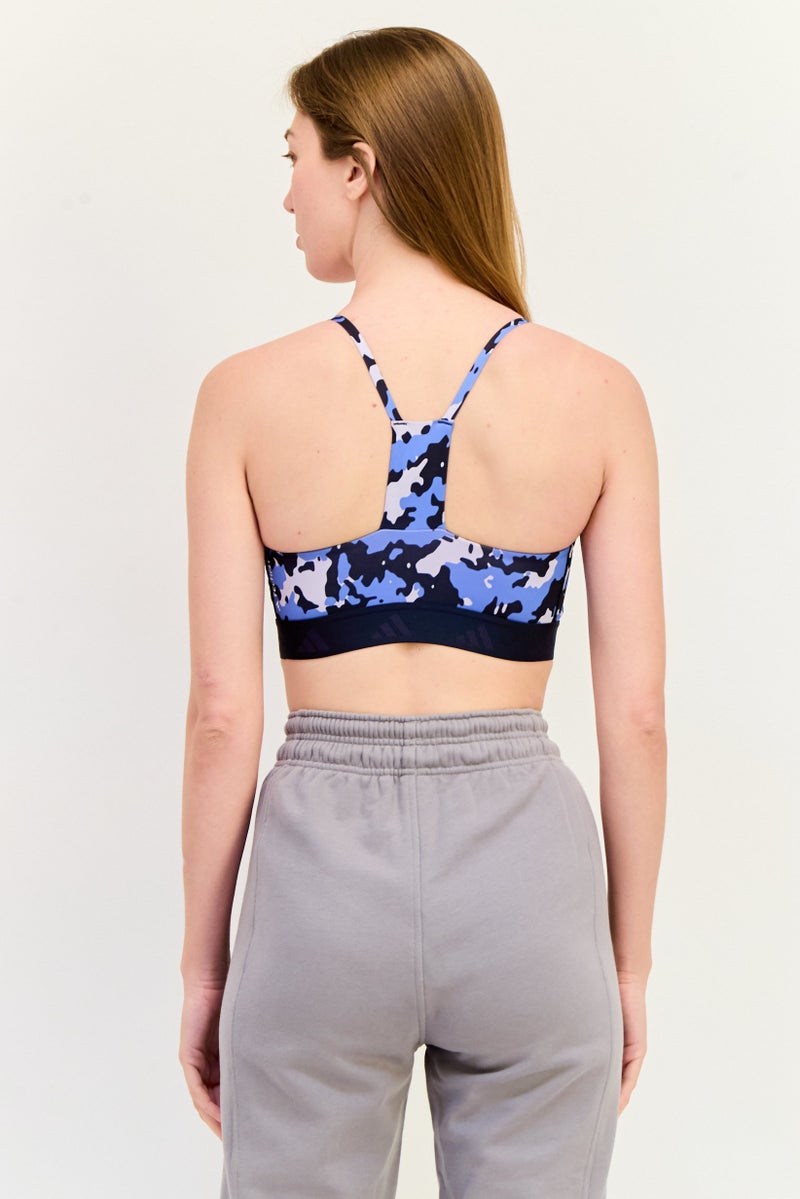 Adidas حمالة صدر رياضية مبطنة للنساء، متعددة الألوان - Image 4